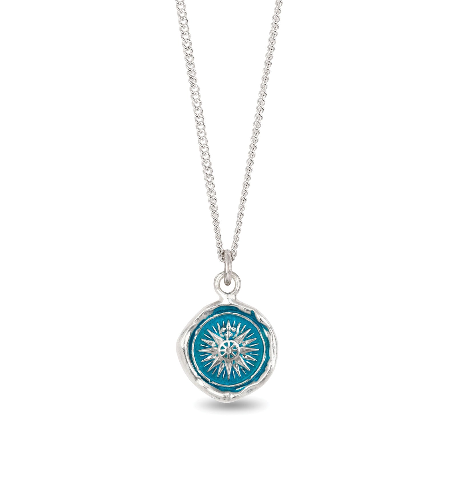 Pyrrha-Direction Necklace | Capri Blue-Necklaces-Blue Ruby Jewellery-Vancouver Canada