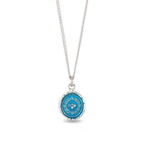 Pyrrha-Honeybee Necklace | Capri Blue-Necklaces-Blue Ruby Jewellery-Vancouver Canada