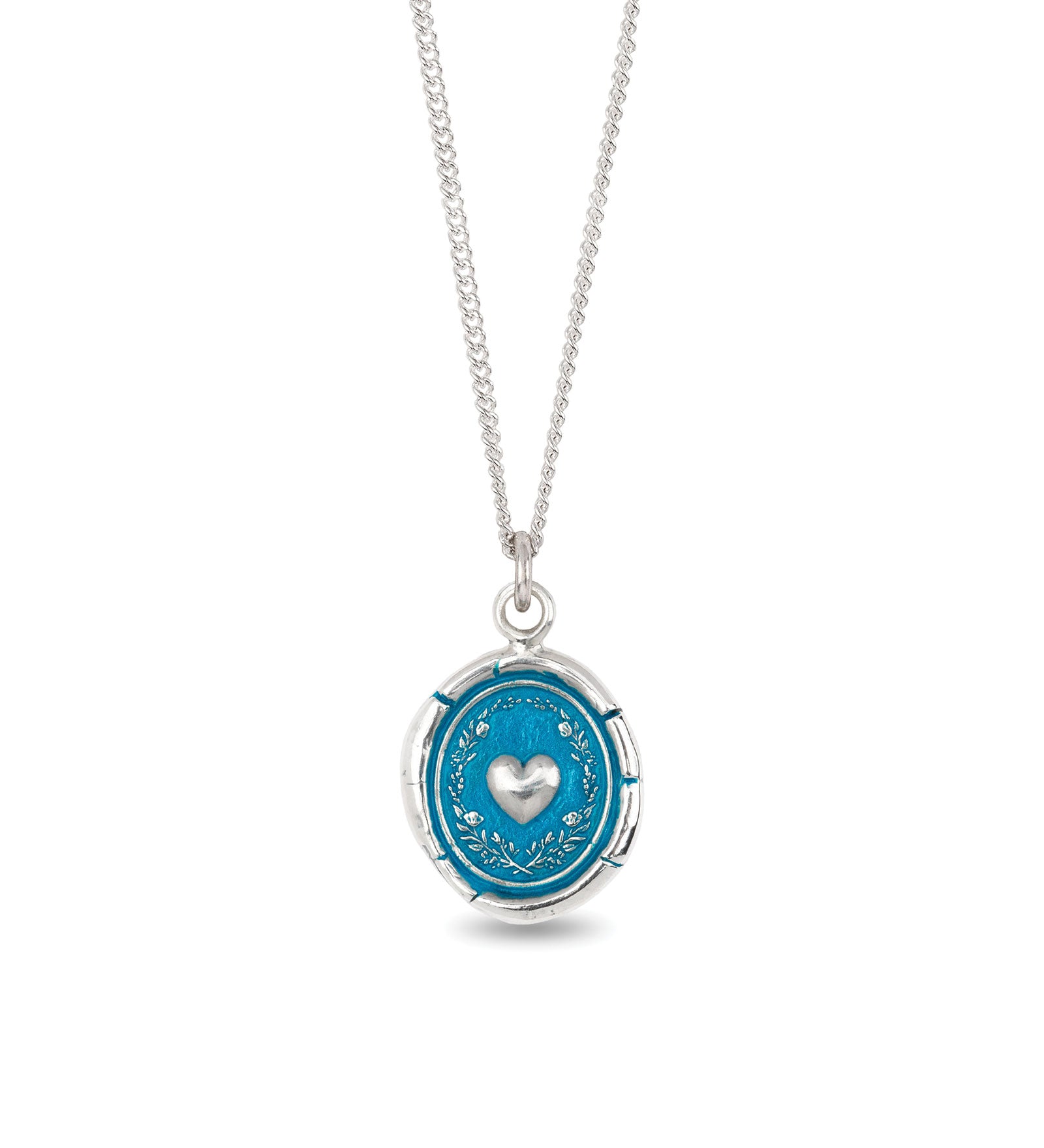 Pyrrha-Self Love Necklace | Capri Blue-Necklaces-Blue Ruby Jewellery-Vancouver Canada