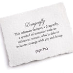 Pyrrha-Dragonfly Necklace | Capri Blue-Necklaces-Blue Ruby Jewellery-Vancouver Canada