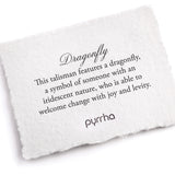 Pyrrha-Dragonfly Necklace | Capri Blue-Necklaces-Blue Ruby Jewellery-Vancouver Canada