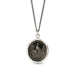 Pyrrha-Peacock Necklace-Necklaces-Blue Ruby Jewellery-Vancouver Canada