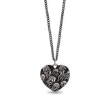 Pyrrha-Jellyfish Large Puffed Heart Necklace-Necklaces-Blue Ruby Jewellery-Vancouver Canada