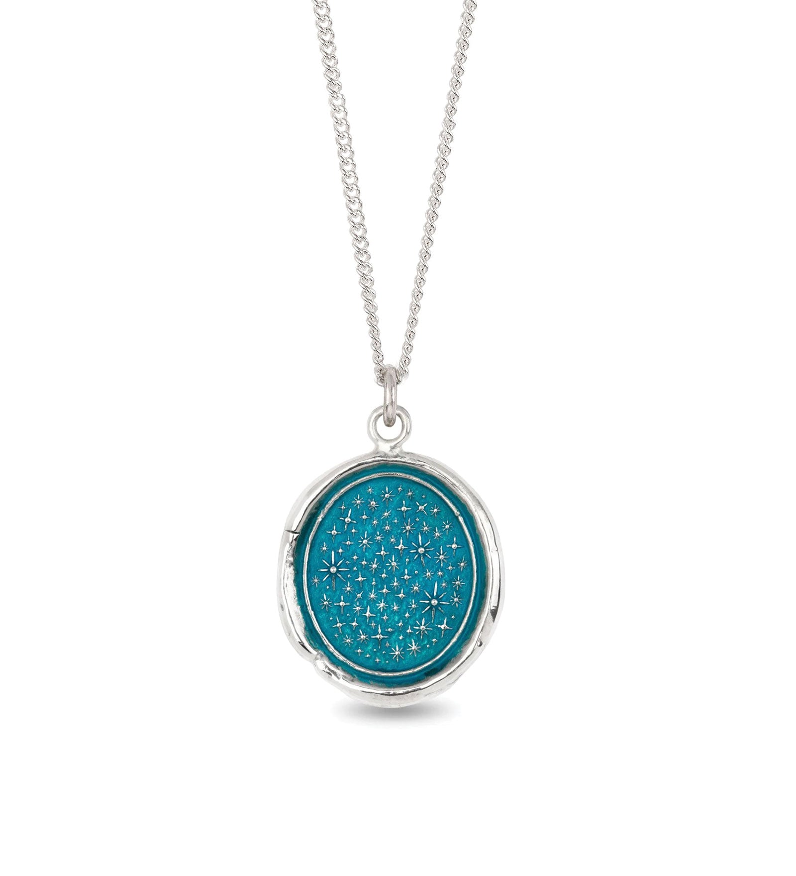 Pyrrha-We Are Stardust Necklace | Capri Blue-Necklaces-Blue Ruby Jewellery-Vancouver Canada