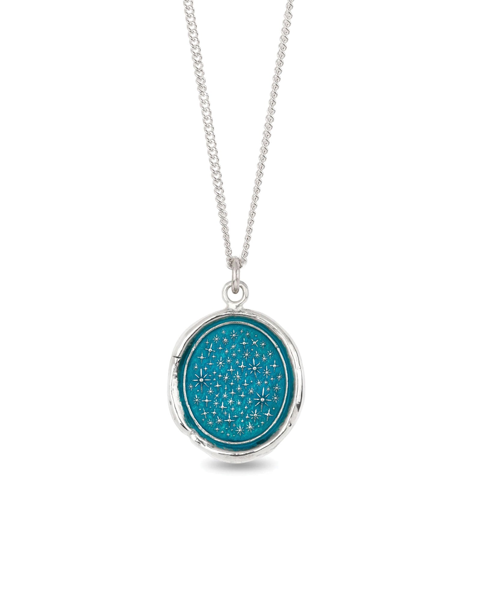 Pyrrha-We Are Stardust Necklace | Capri Blue-Necklaces-Blue Ruby Jewellery-Vancouver Canada