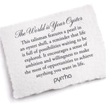 The World is Your Oyster Talisman Sterling Silver, White Pearl