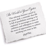 The World is Your Oyster Talisman Sterling Silver, White Pearl