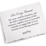 Live Every Moment Talisman Sterling Silver, White Pearl
