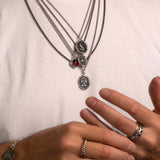 Pyrrha-Live Every Moment Talisman-Necklaces-Blue Ruby Jewellery-Vancouver Canada