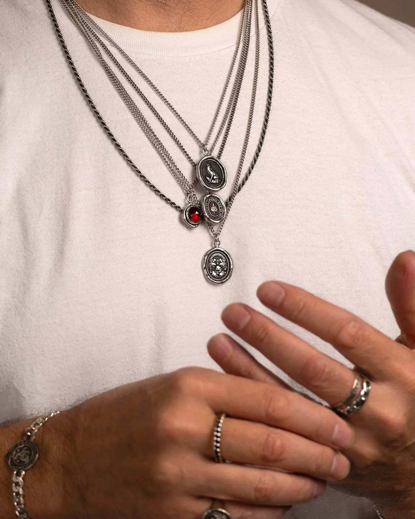 Pyrrha-Live Every Moment Talisman-Necklaces-Blue Ruby Jewellery-Vancouver Canada