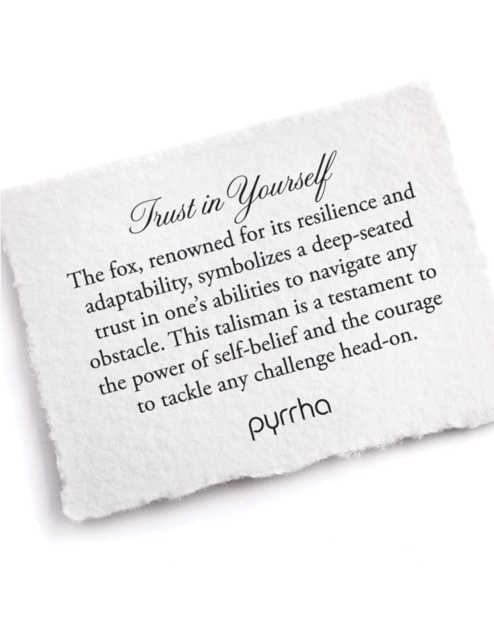 Trust In Yourself Talisman Bronze, White Pearl