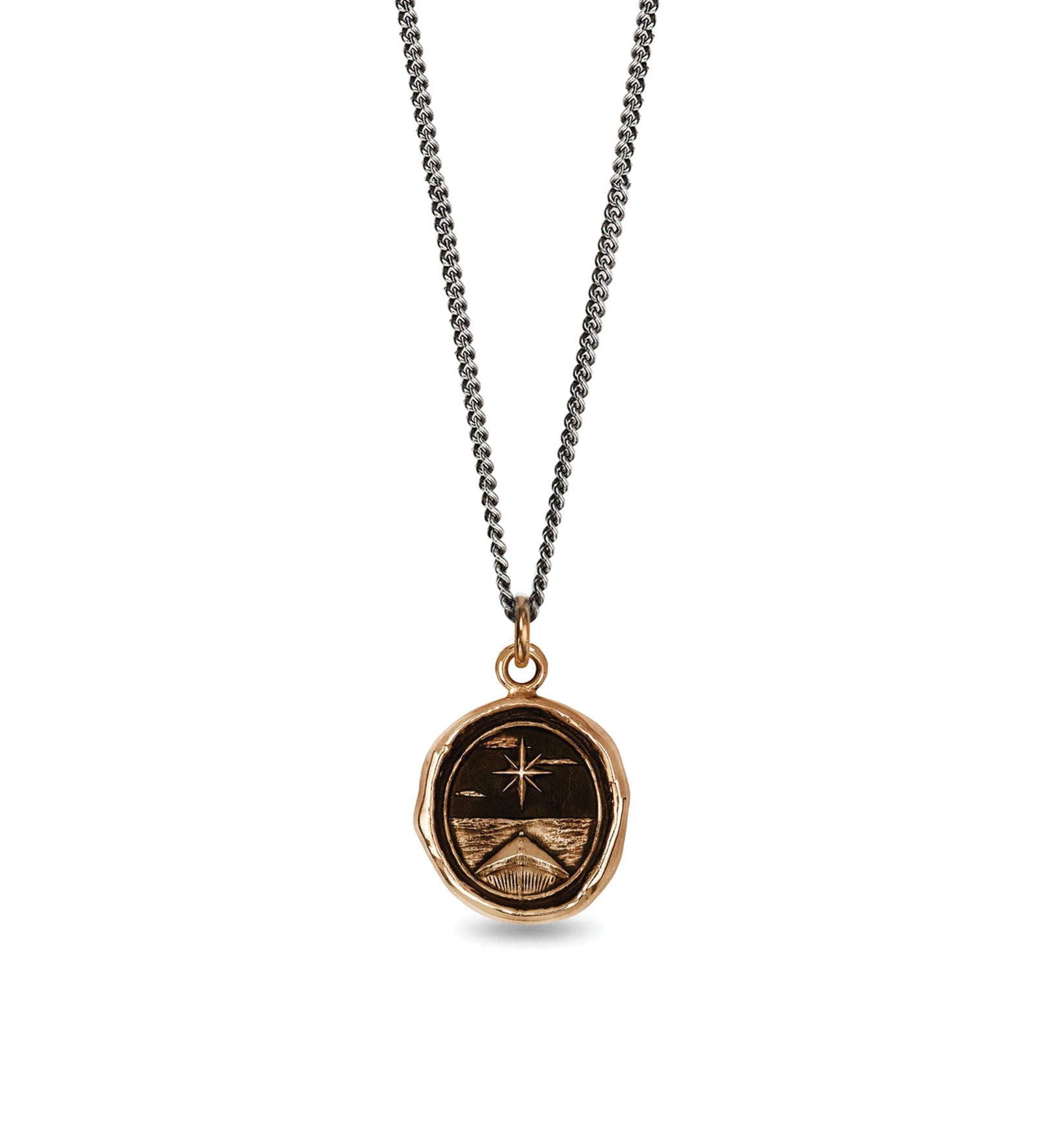 Pyrrha-North Star Necklace-Necklaces-Blue Ruby Jewellery-Vancouver Canada