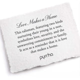 Pyrrha-Love Makes a Home Necklace-Necklaces-Blue Ruby Jewellery-Vancouver Canada