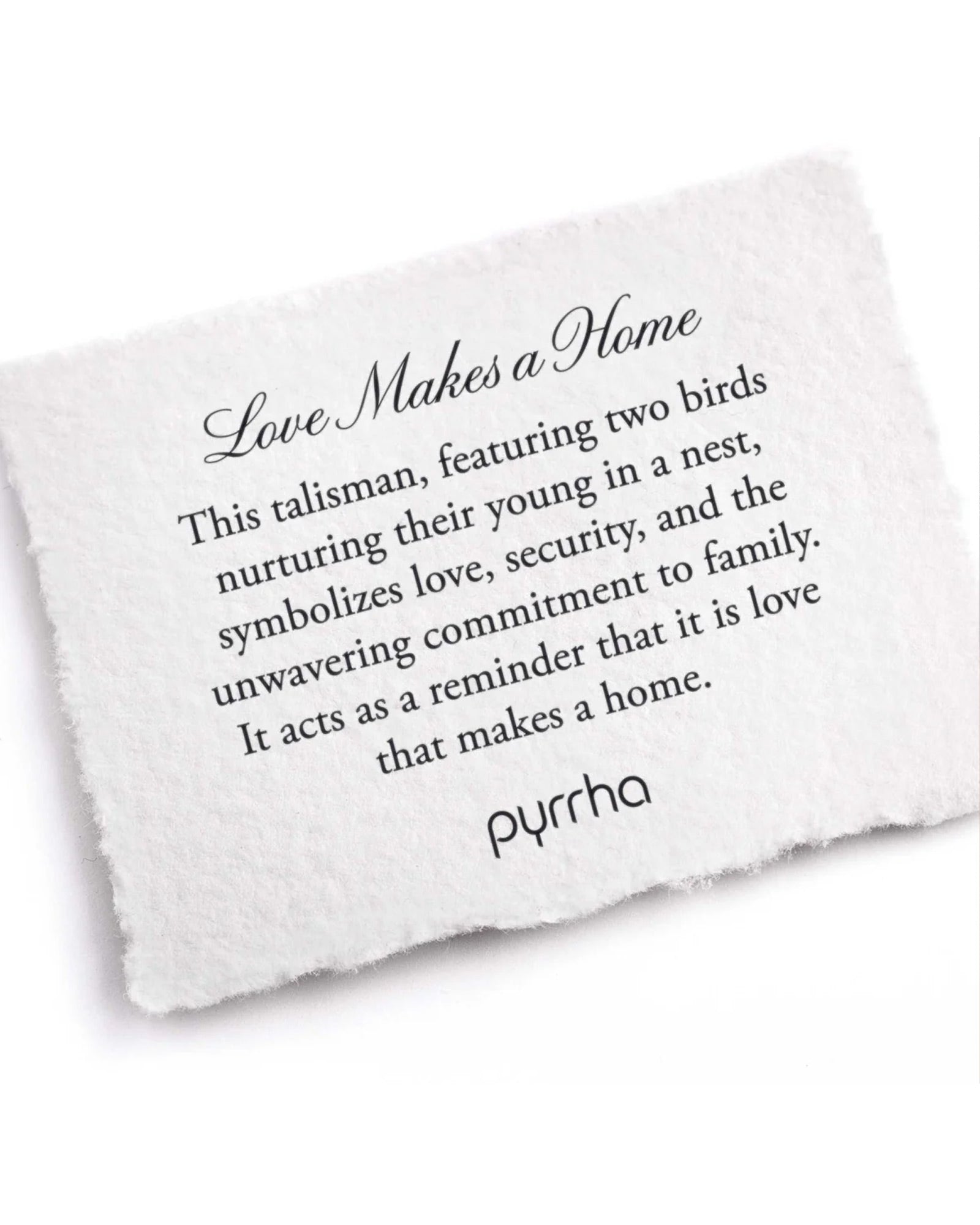 Pyrrha-Love Makes a Home Necklace-Necklaces-Blue Ruby Jewellery-Vancouver Canada