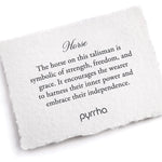 Pyrrha-Horse Necklace-Necklaces-Blue Ruby Jewellery-Vancouver Canada