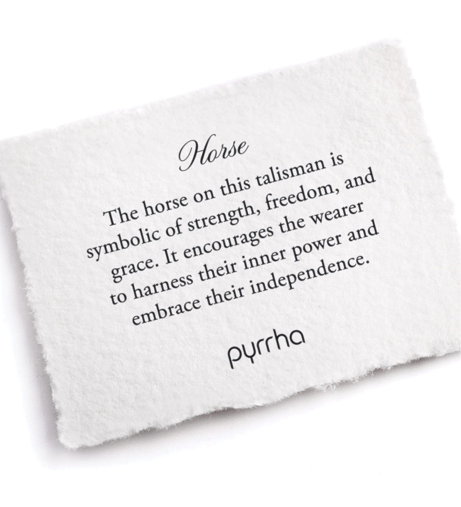 Pyrrha-Horse Necklace-Necklaces-Blue Ruby Jewellery-Vancouver Canada