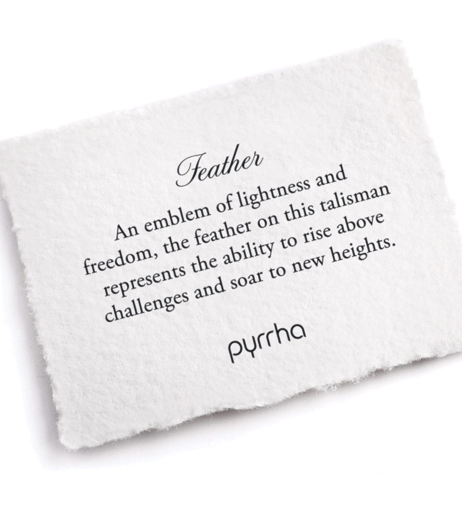 Feather Talisman Oxidized Sterling Silver