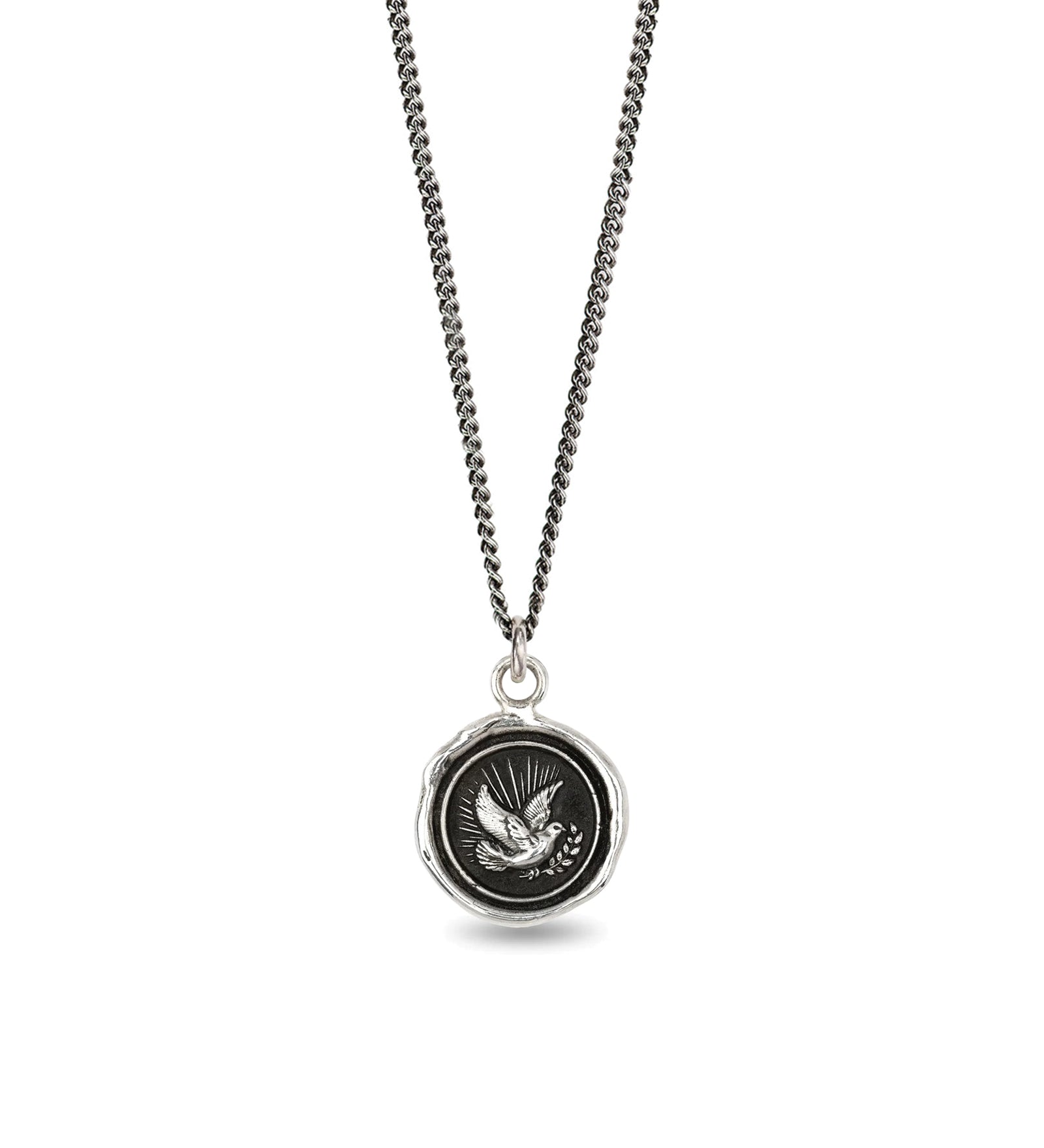 Pyrrha-Peace Dove Necklace-Necklaces-Blue Ruby Jewellery-Vancouver Canada