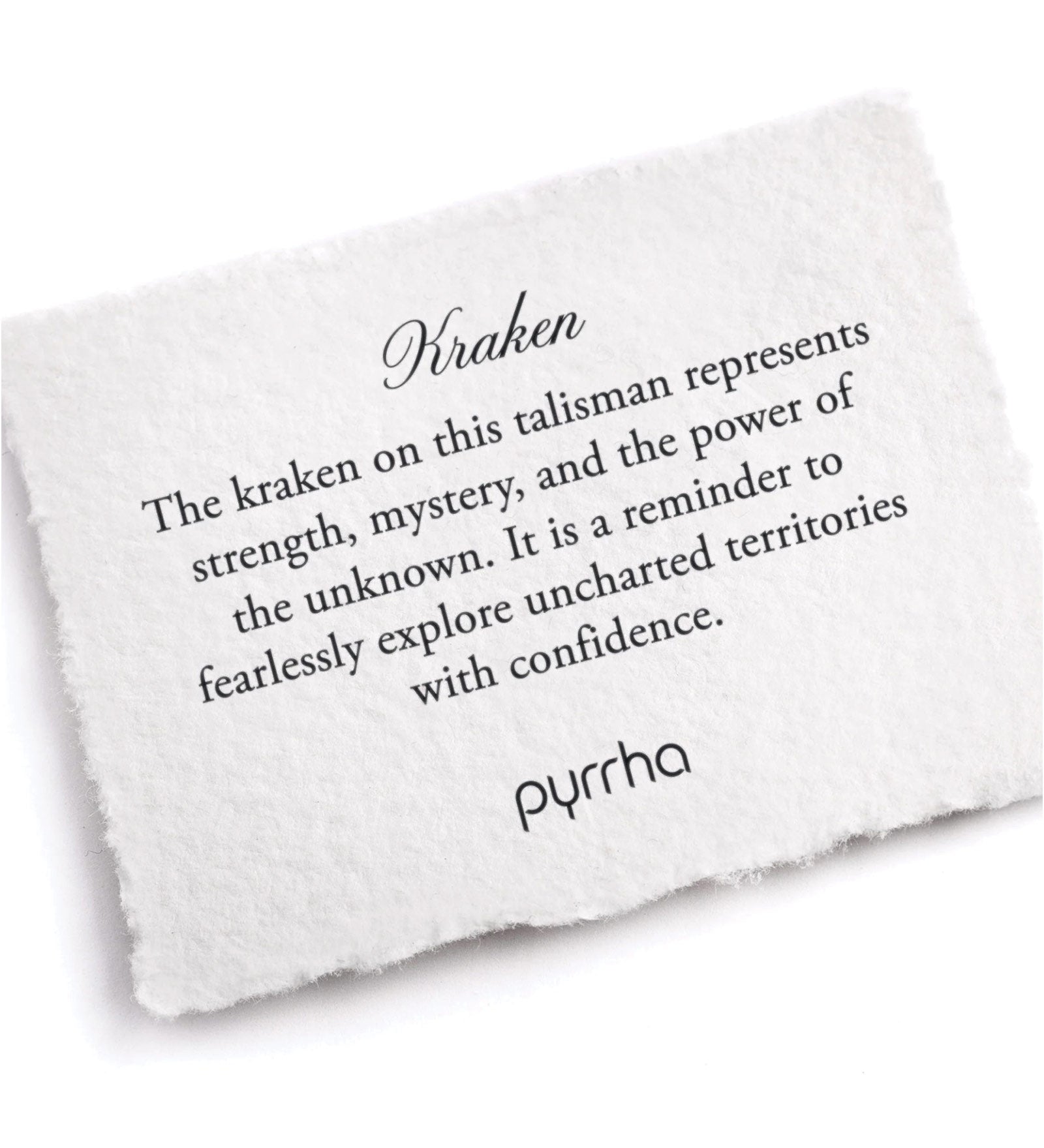 Kraken Talisman Oxidized Sterling Silver