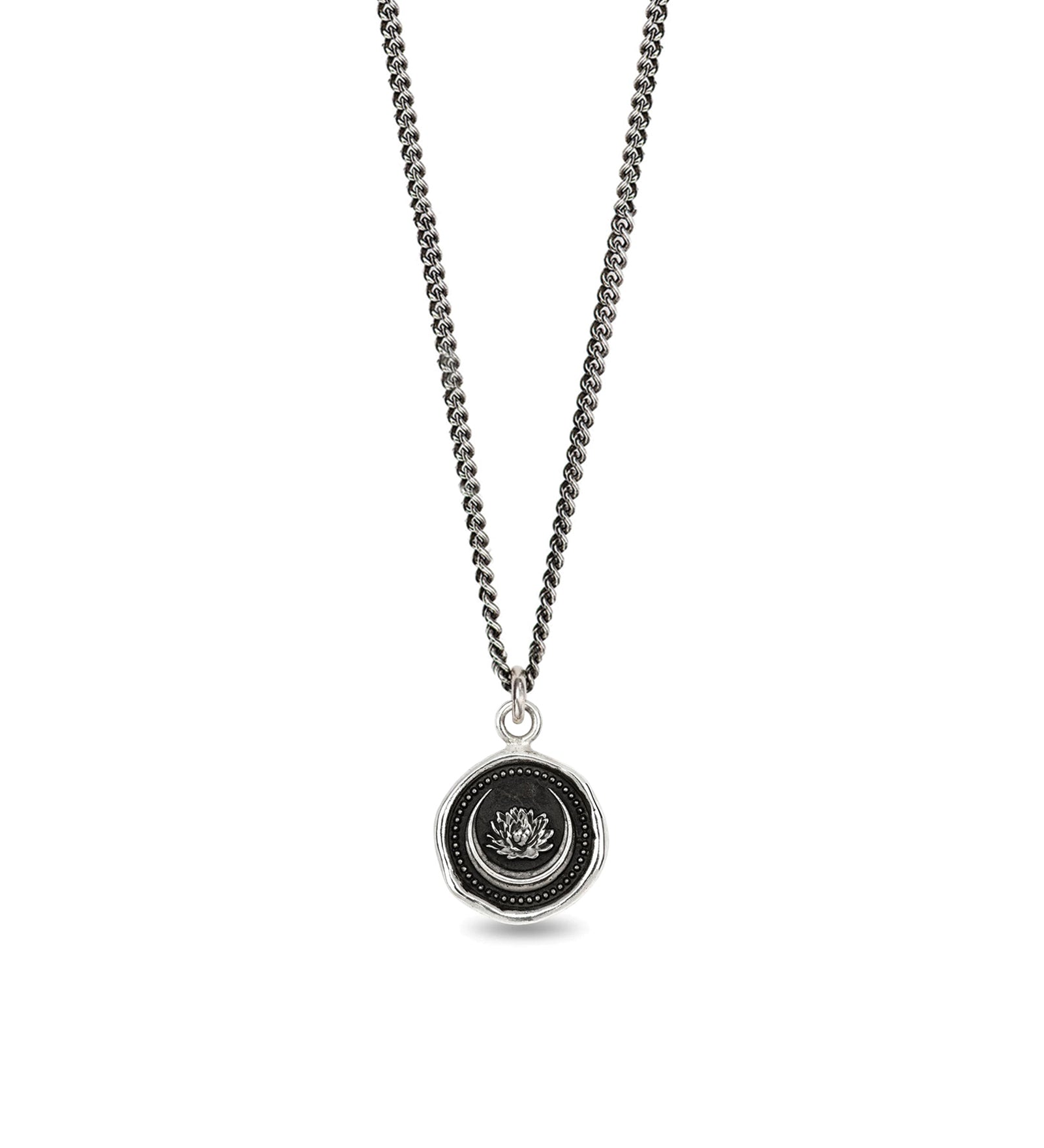 Pyrrha-Lotus Flower Necklace-Necklaces-Blue Ruby Jewellery-Vancouver Canada