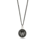 Love & Protection Talisman Oxidized Sterling Silver