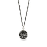 Love & Protection Talisman Oxidized Sterling Silver