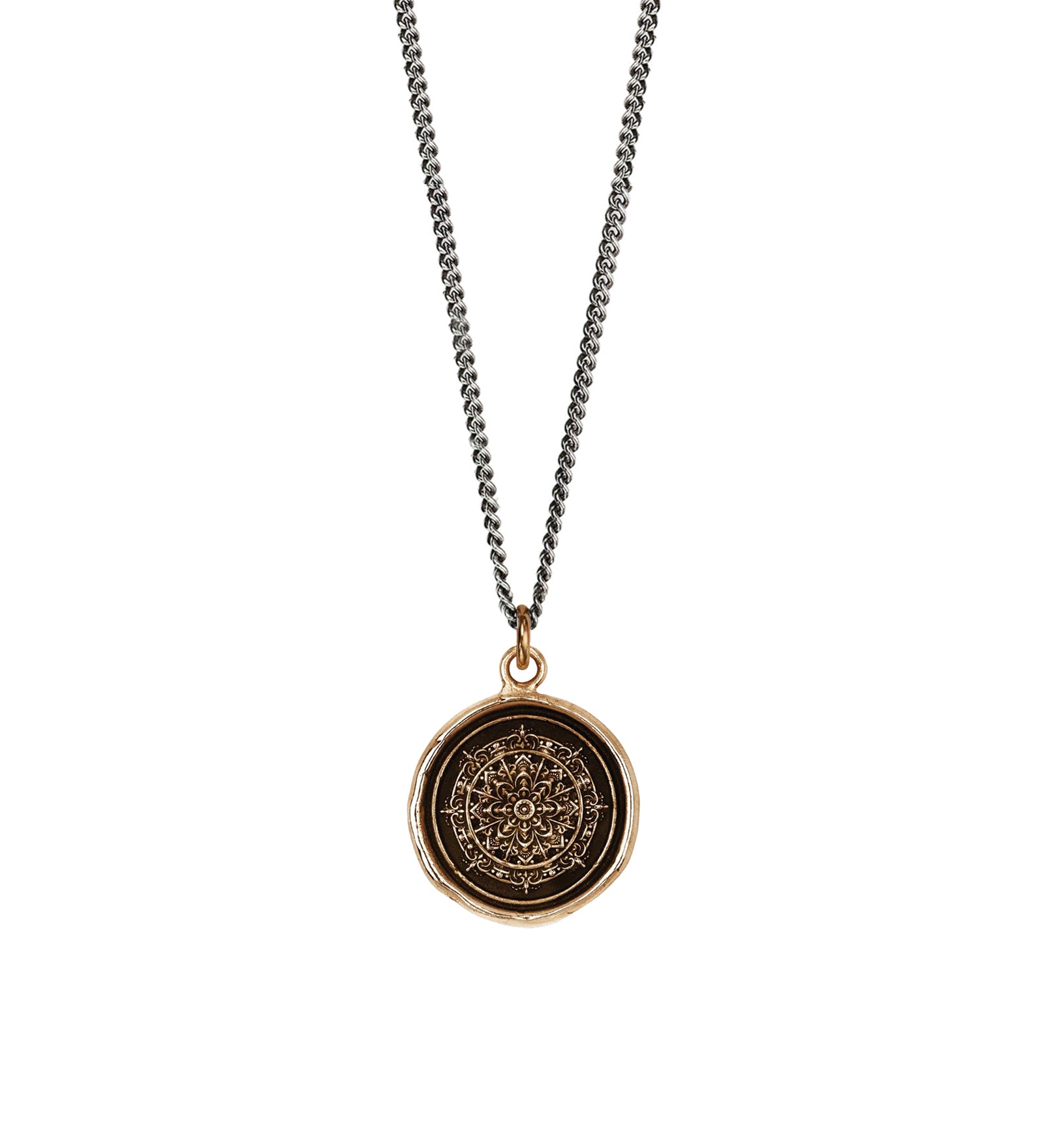 Pyrrha-Mandala Necklace-Necklaces-Blue Ruby Jewellery-Vancouver Canada