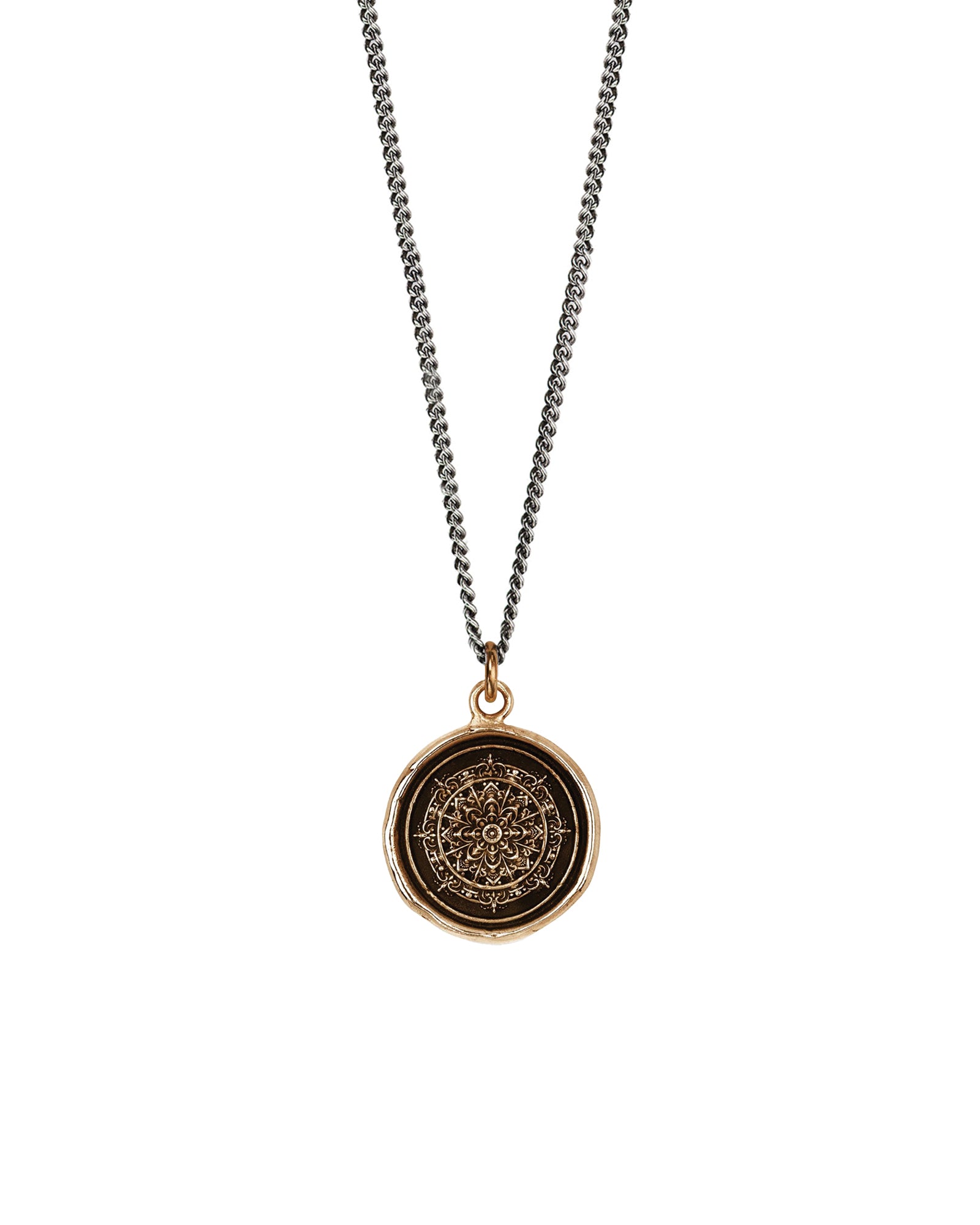 Pyrrha-Mandala Necklace-Necklaces-Blue Ruby Jewellery-Vancouver Canada