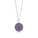 Mandala Talisman | Mystic Violet Sterling Silver, Mystic Violet