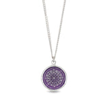 Mandala Talisman | Mystic Violet Sterling Silver, Mystic Violet