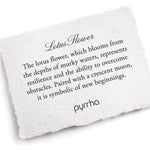 Pyrrha-Lotus Flower Necklace | Mystic Violet-Necklaces-Blue Ruby Jewellery-Vancouver Canada