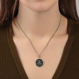 Family Roots Talisman Oxidized Sterling Silver
