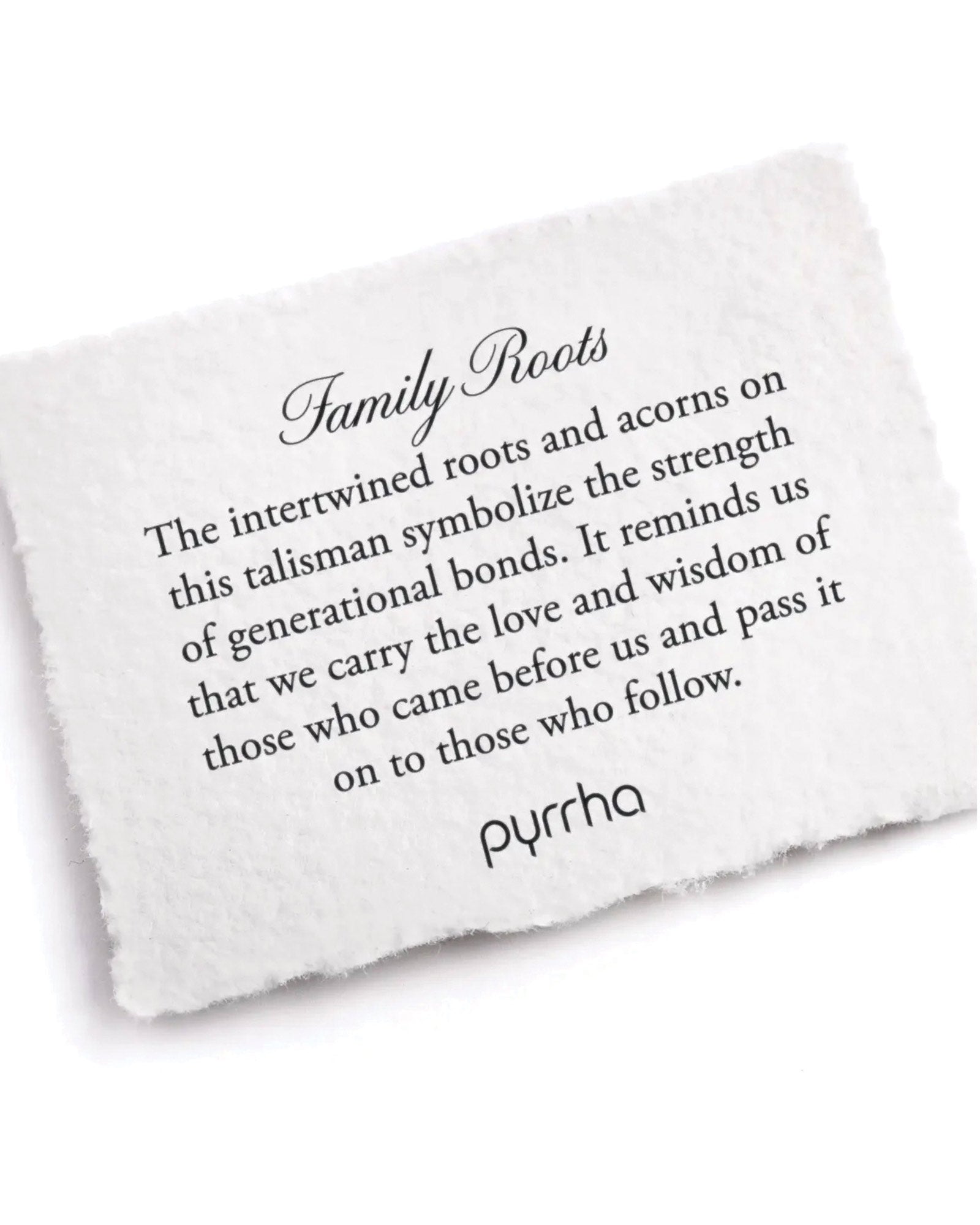 Family Roots Talisman Bronze