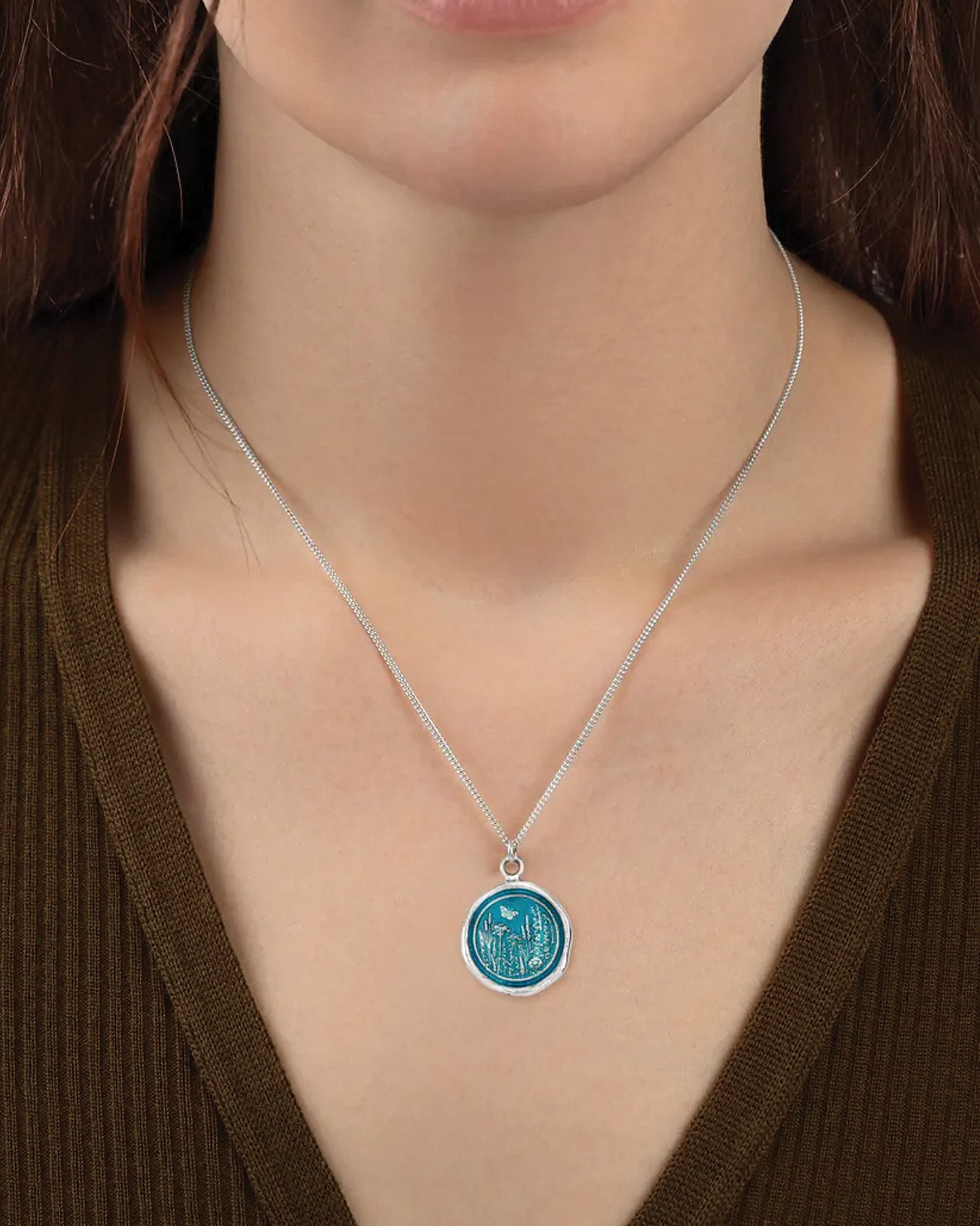 Wild at Heart Talisman | Capri Blue Sterling Silver, Capri Blue
