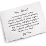 True Friends Talisman Oxidized Sterling Silver