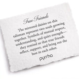 True Friends Talisman Oxidized Sterling Silver