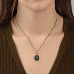 True Friends Talisman Oxidized Sterling Silver