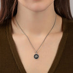 Becoming Talisman Oxidized Sterling Silver