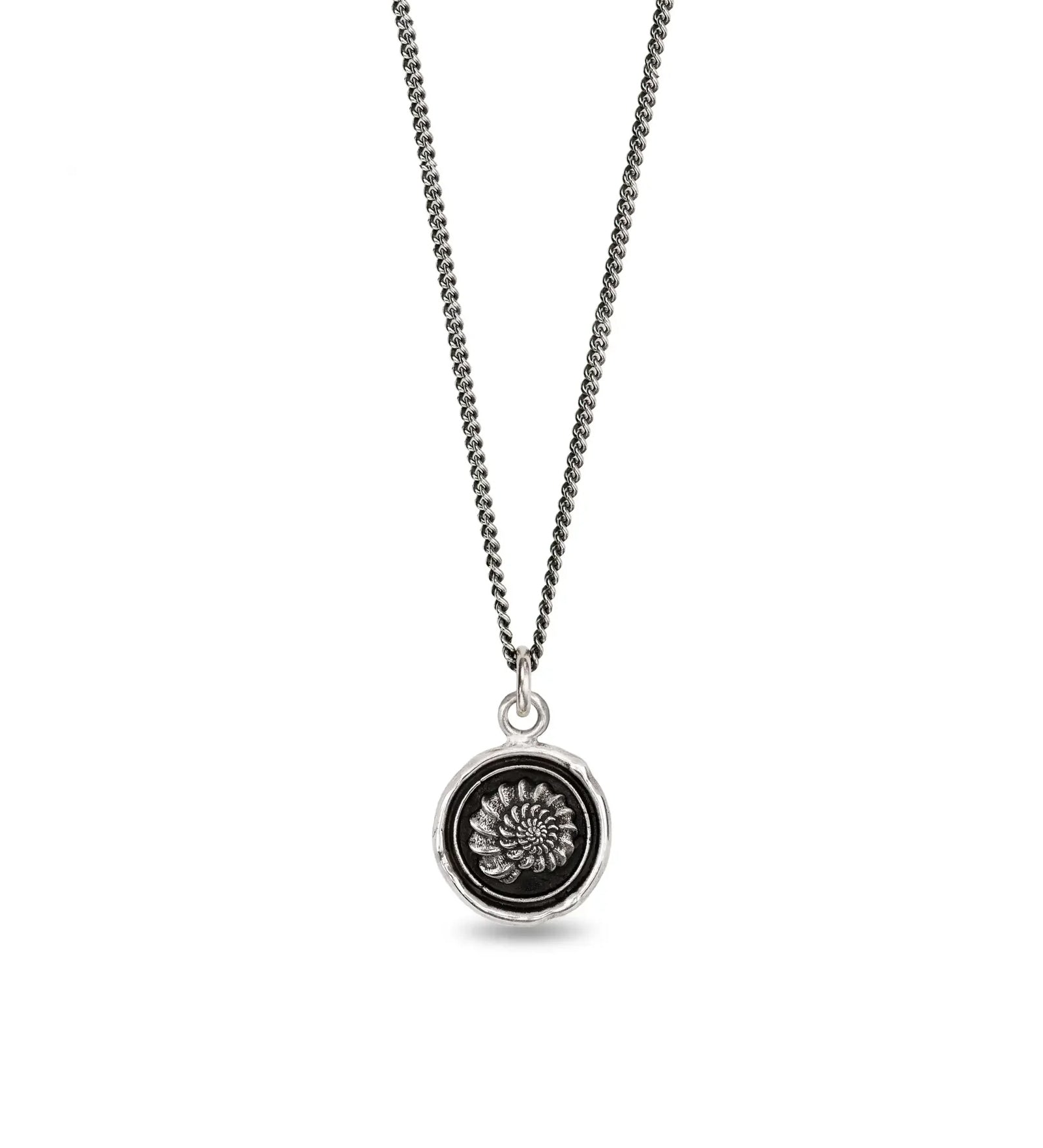 Becoming Talisman Oxidized Sterling Silver