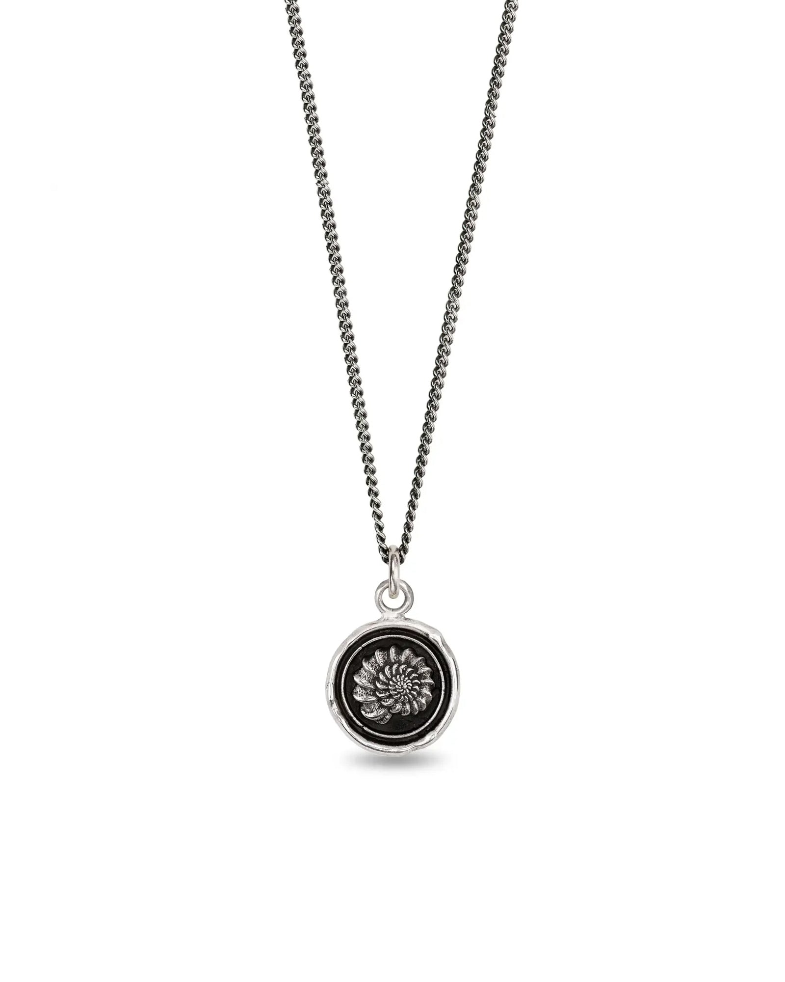 Becoming Talisman Oxidized Sterling Silver