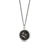 Birds of a Feather Talisman Oxidized Sterling Silver