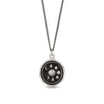 Moon Phases Talisman Oxidized Sterling Silver