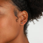 Quiet Icon-Birthstone Studs | September-Earrings-Blue Ruby Jewellery-Vancouver Canada