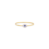 Quiet Icon-Tiny Evil Eye Ring-Rings-Blue Ruby Jewellery-Vancouver Canada