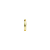 Quiet Icon-Flat Single Huggie I 10mm-Earrings-Blue Ruby Jewellery-Vancouver Canada