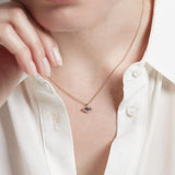 Quiet Icon-Evil Eye CZ Necklace-Necklaces-Blue Ruby Jewellery-Vancouver Canada