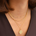 Quiet Icon-Graduated CZ Necklace-Necklaces-Blue Ruby Jewellery-Vancouver Canada