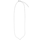 Chevron CZ Necklace