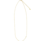 Quiet Icon-Mom Cursive CZ Necklace-Necklaces-Blue Ruby Jewellery-Vancouver Canada