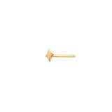 Quiet Icon-Star Single Stud-Earrings-14k Gold Vermeil-Blue Ruby Jewellery-Vancouver Canada